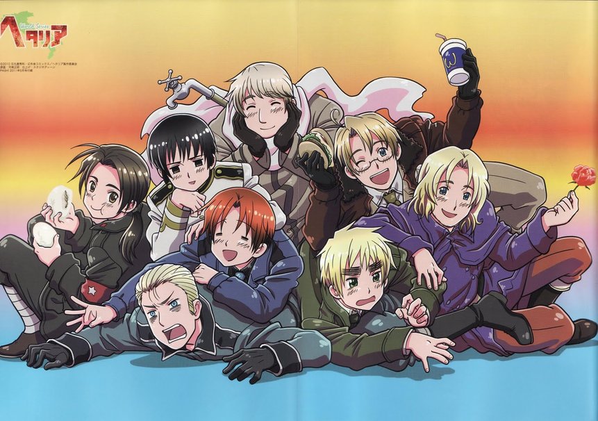 “If that’s not majestic, I don’t know what is.” —initial thoughts on “Hetalia Axis Powers”